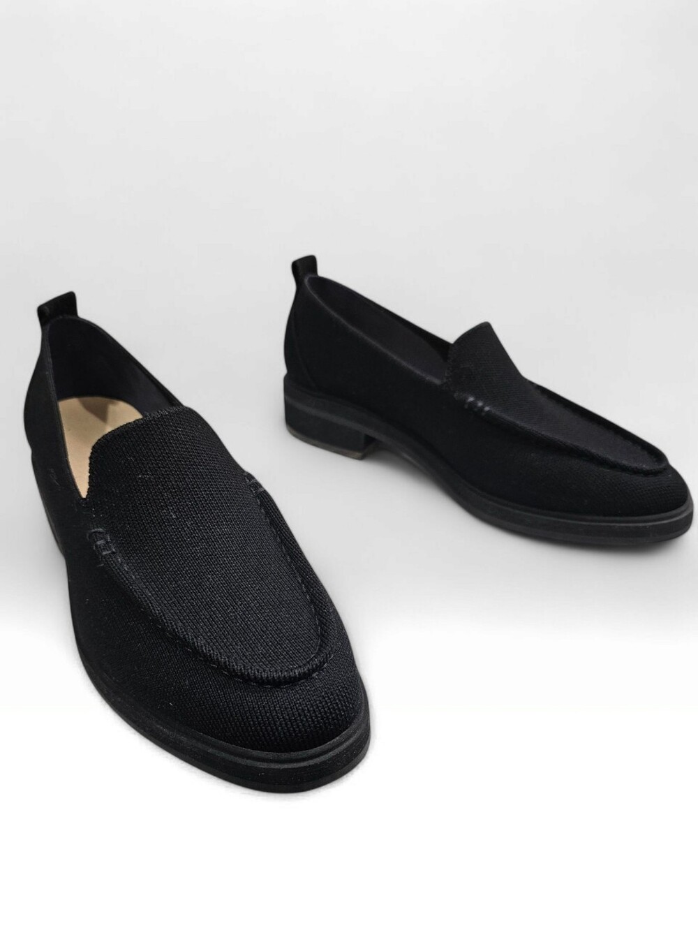 ROTHY'S The Lug Women Black Knit Slip On Loafers 10M